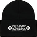 Chrome Hearts Logo Beanie Cap (Black) - One Size