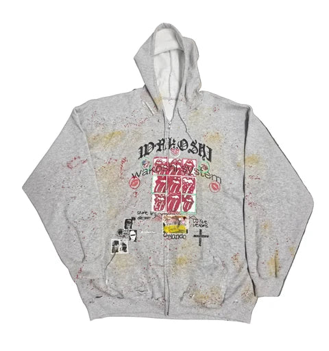 Wakoshi Full Zip System Hoodie (Gray) - XL