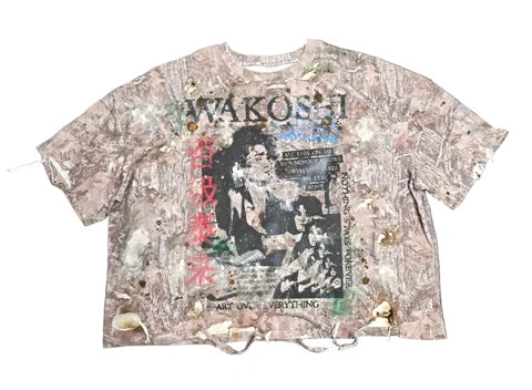 Wakoshi 'All Eyes On Me' Tee (Woodland Camo) - XL