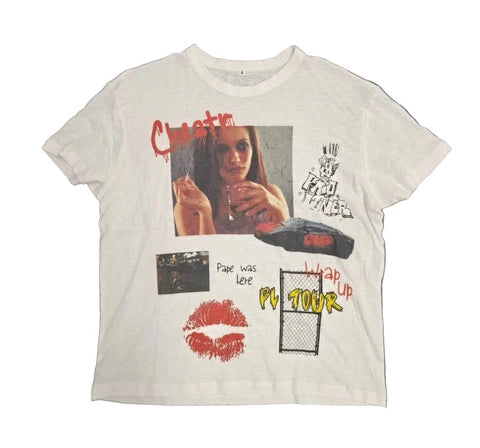 Paid Loner Cheater Graphic Print Tee (White)