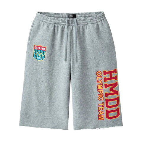 Happy Memories Don't Die HMDD Olympic 3/4 Shorts (Gray)