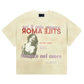 Stile De Amor Vita Mia Graphic Print Tee (Beige)