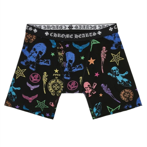 Chrome Hearts Oti Boxer Brief Shorts - Long (Multicolor)