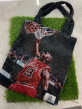 Token Miami Michael Jordan Tapestry Tote Bag (Black)