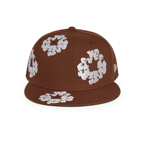 Denim Tears New Era Cotton Wreath 59/50 Cap - (Brown)