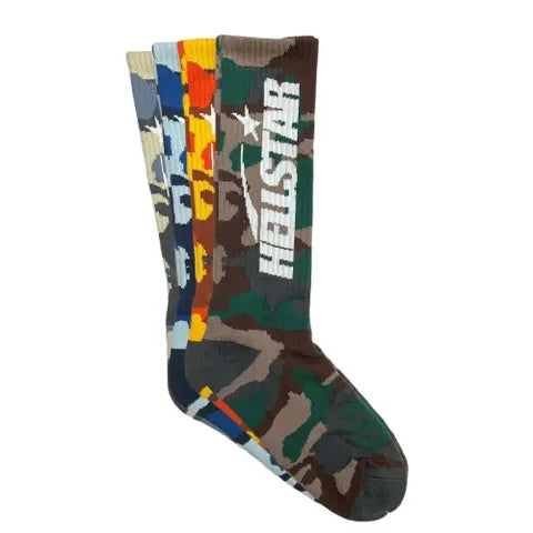 Hellstar Camo Socks - (4 Pack)