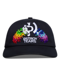 Denim Tears Bstroy Tears Rainbow Wreath Hat (Navy) - One Size