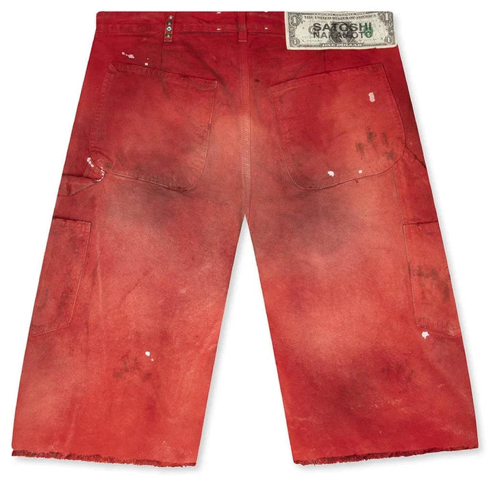 Satoshi Nakamoto Danny's Carpenter Shorts (Red) - 30