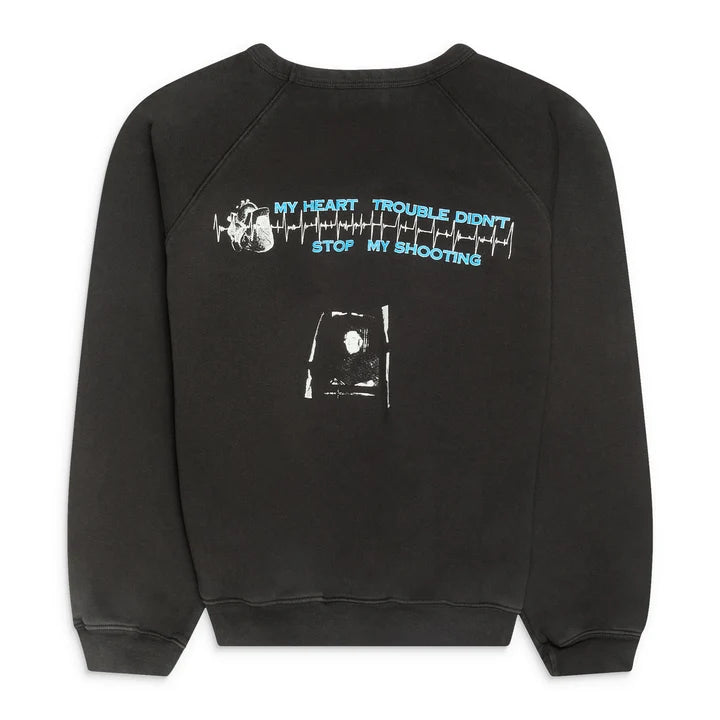 Enfants Riches Sex-Related Crimes Raglan Sweatshirt (Faded-Black) - Large