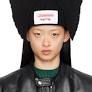 Charles Jeffrey Loverboy Floppy Ears Beanie Cap (Black)