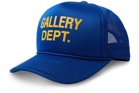 Gallery Dept. Logo Trucker Hat (Royal Blue/Yellow) - One Size