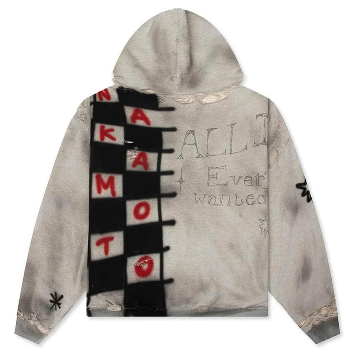 Satoshi Nakamoto Get What I Want Zip Up Hoodie (Heather) - Medium