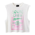 Happy Memories Don't Die HMDD Vegas Cut-Off Tank Top (White)