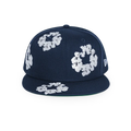Denim Tears New Era Cotton Wreath 59/50 Cap - (Navy Blue)