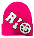 Project Capri Patch Beanie (Pink)