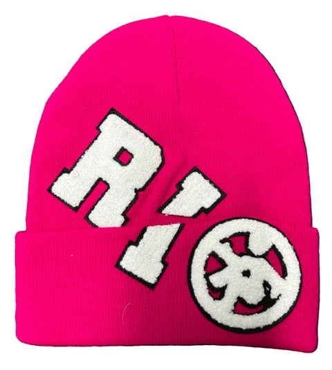 Project Capri Patch Beanie (Pink)