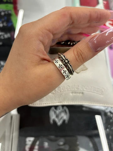 Chrome Heart Rings (Silver)