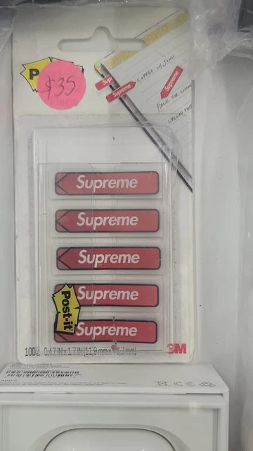 Supreme Post it Notes (Red)