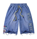 Vale (Blue) VSU NYC 3/4 Drawstring Shorts - Medium