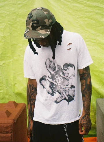 DOS ATL Gamble Vegas Short Sleeve Tee (White)