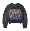 Vale "Excuse Me Fuck You" Graphic Crewneck - (Black)