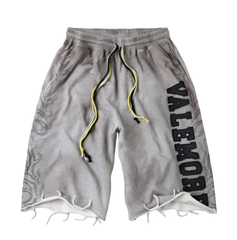Vale Valemore Elastic Waist 3/4 Shorts (Heather Gray)