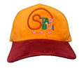 Starboi3 Snapback Hat (Orange/Red)