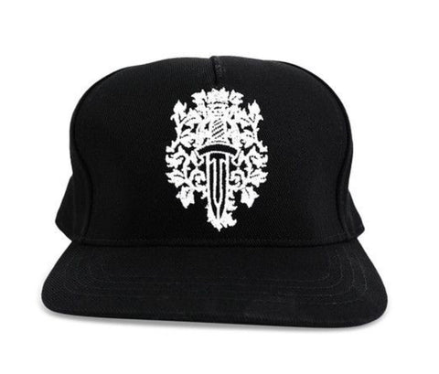 Chrome Hearts Dagger Denim Snapback (Black)