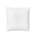 Chrome Hearts Tiny Cross Leather Pillow (White)