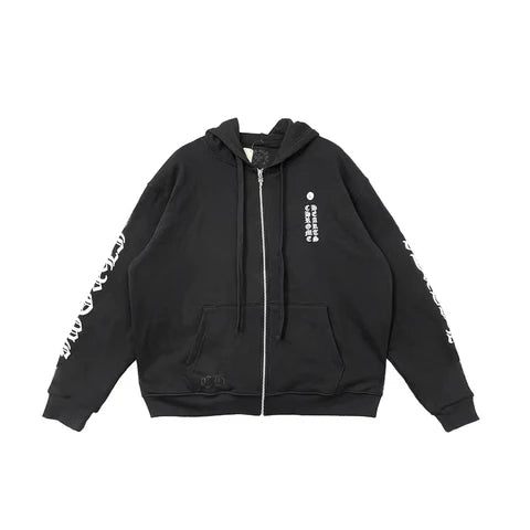 Chrome Hearts Script Logo Zip Up Hoodie (Aspen Limited Edition) - 2XL