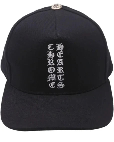 Chrome Hearts Vertical Logo Hat (Black)