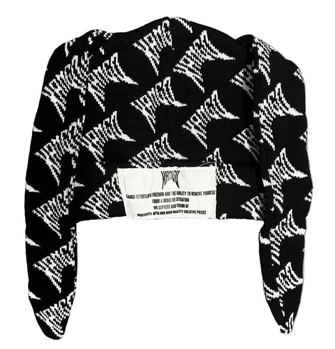 Kango Clothing Kango Beanie Cap With Ears (Black)