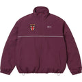 Supreme Logo Long Sleeve Cross Track Jacket (Plum)