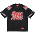 Supreme Logo Reflective Football Jersey (Black) - XL