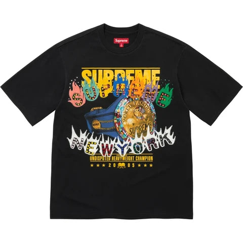 Supreme Undisputed Short Sleeve Crew Neck Top (Black)