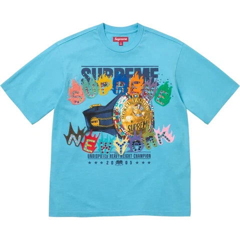 Supreme Undisputed Short Sleeve Top (Light Blue) - Large