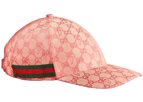 Gucci Palace X Gucci Gg-p Canvas Baseball Hat (Pale Pink) - One Size