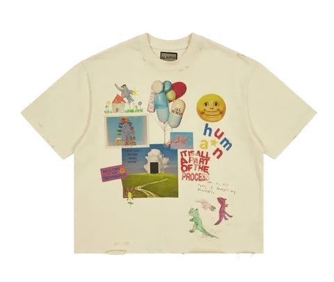 All Human Requiem For A Dream V2 Tee (Beige)