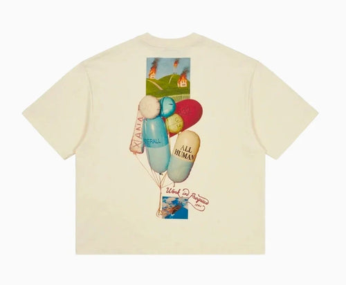 All Human Requiem For A Dream V2 Tee (Beige)