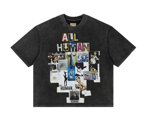 All Human Copy & Paste Graphic Tee (Black)