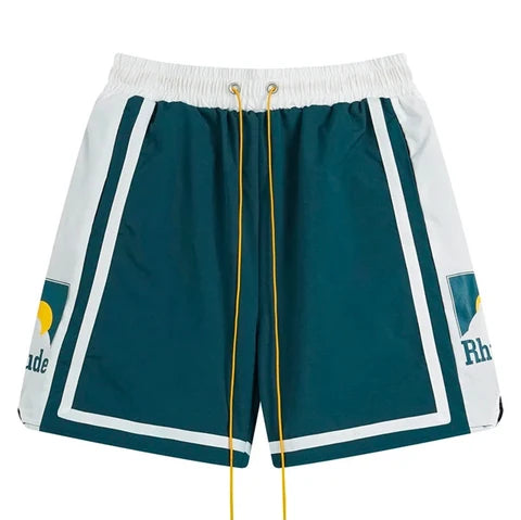 Rhude Elastic Waist Moonlight Shorts - Large