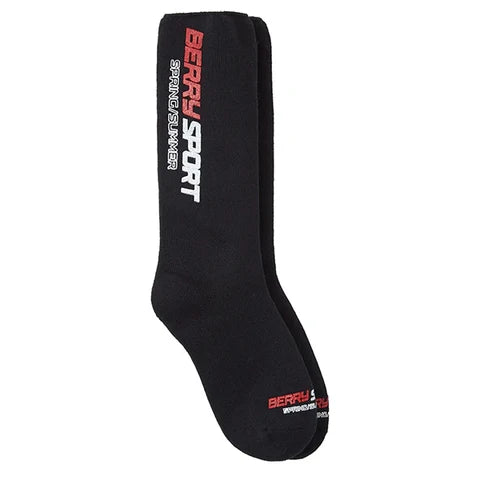 Gold+Vintage Gallery Raspberry Hills Raw Edge Socks (Black)