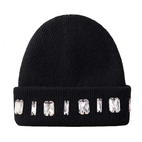 Custom Beanies Louis Crown Beanie Cap - (Black)