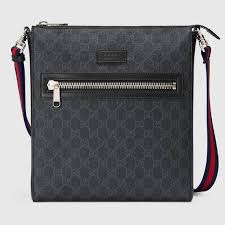 Gucci Gg Messenger Tote Bag (Black)