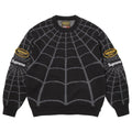 Supreme/Vanson Leather Spiderman Sweater (Black) - XL