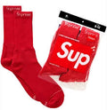 Supreme x Hanes Crew Socks (Red) - 4-Pack